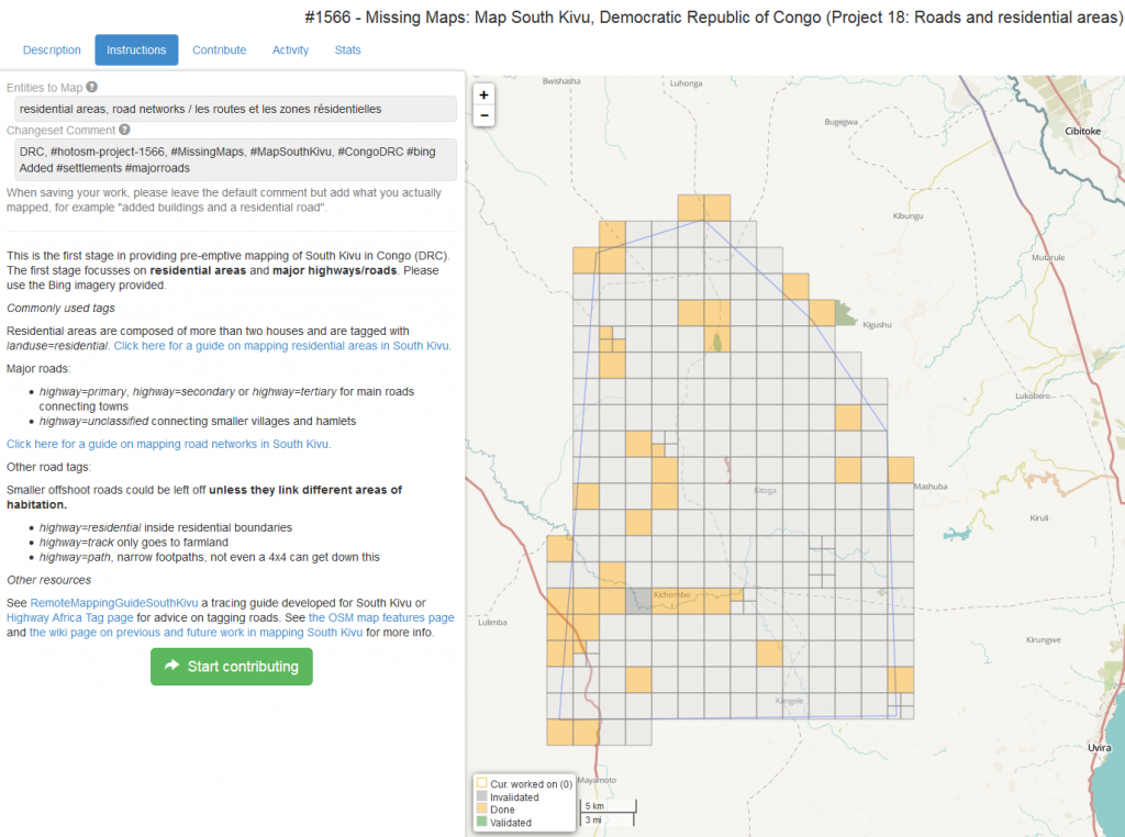 Task 1566 - Mapping South Kivu